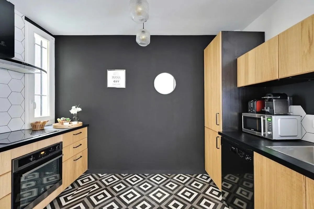 Apartmán Renovated And Modern 4Bd For 12 Guests Paříž